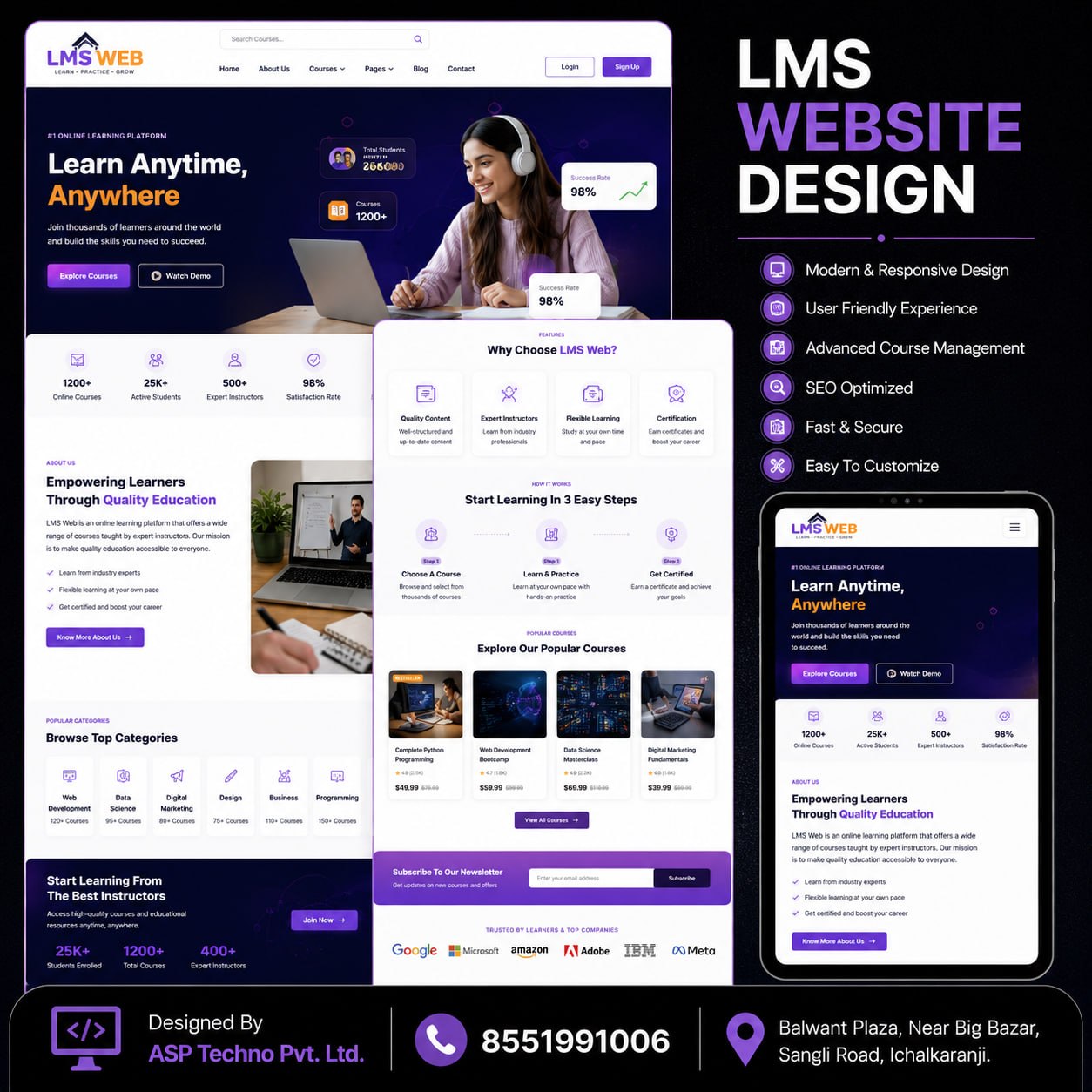 LMS Website Design