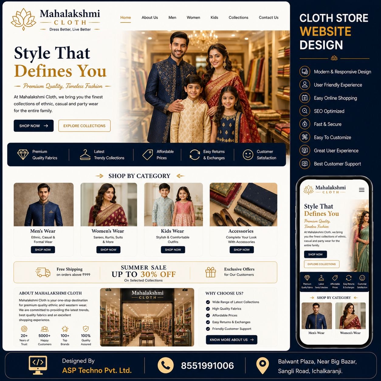 E-Commerce Clothing Website