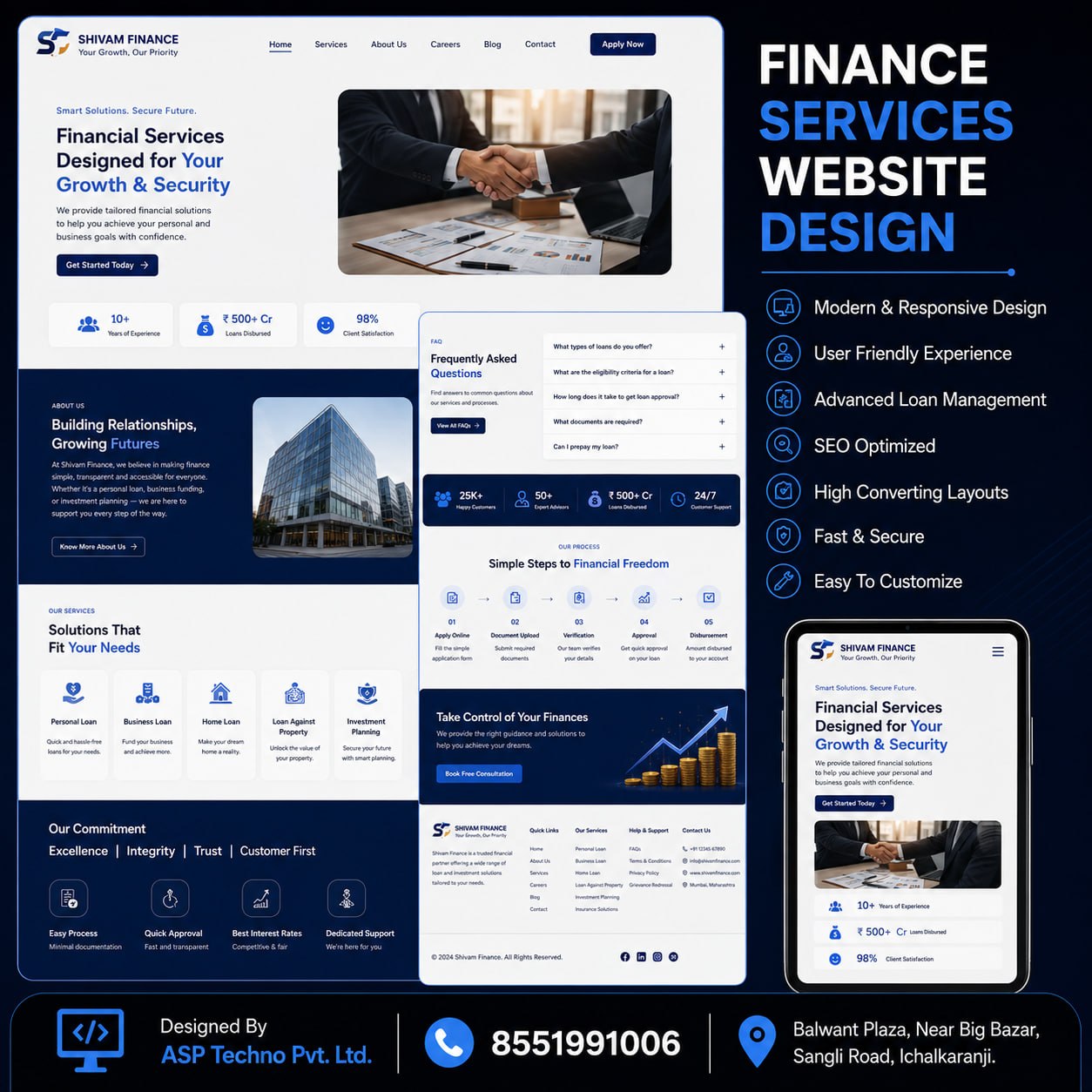 Finance Website Design
