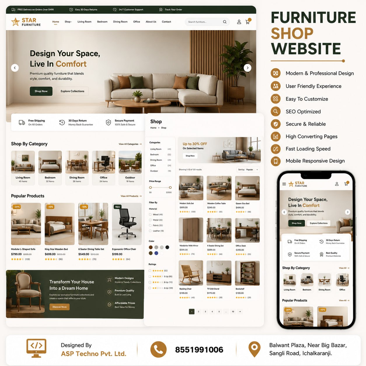 Furniture Shop Website